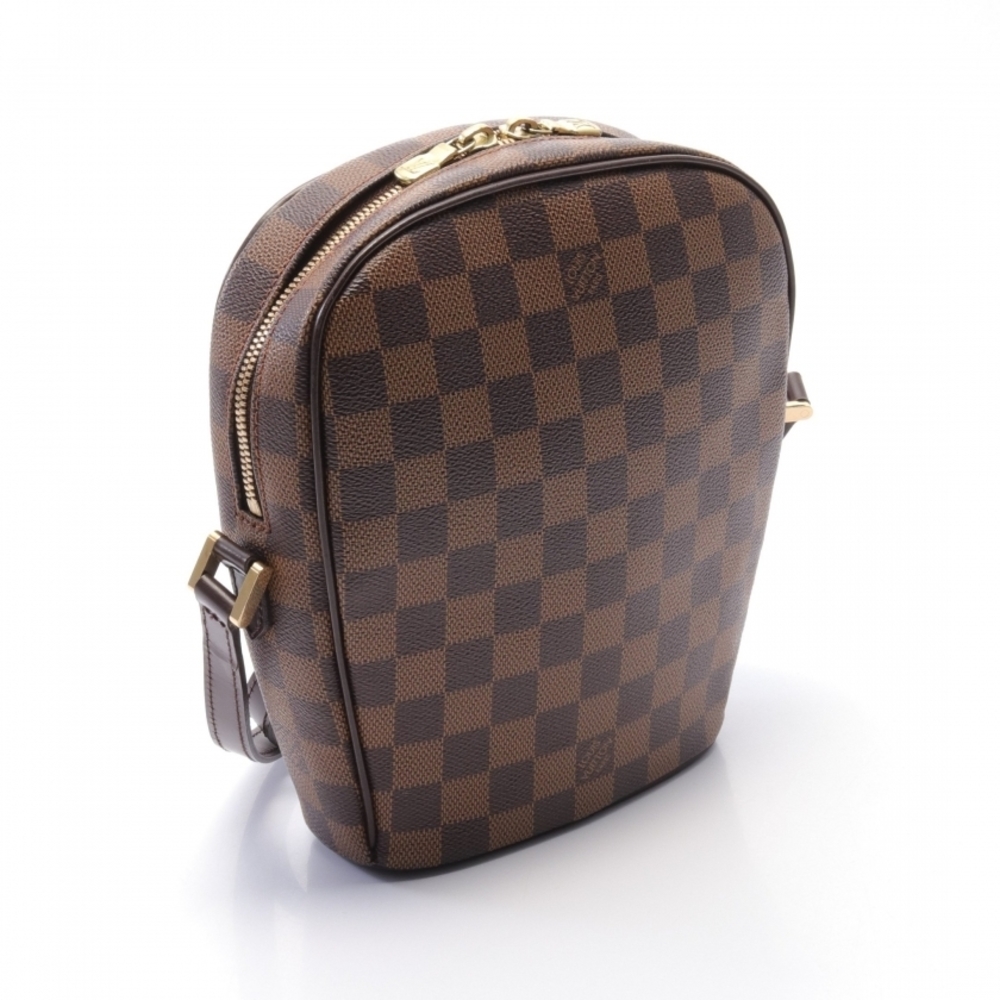 Louis Vuitton Ipanema PM Damier Ebene Shoulder Bag Brown